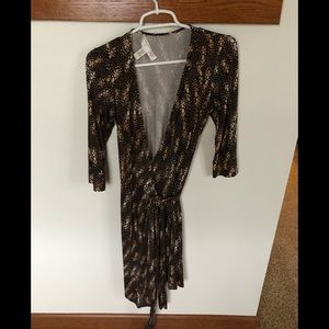 Vintage designer wrap dress